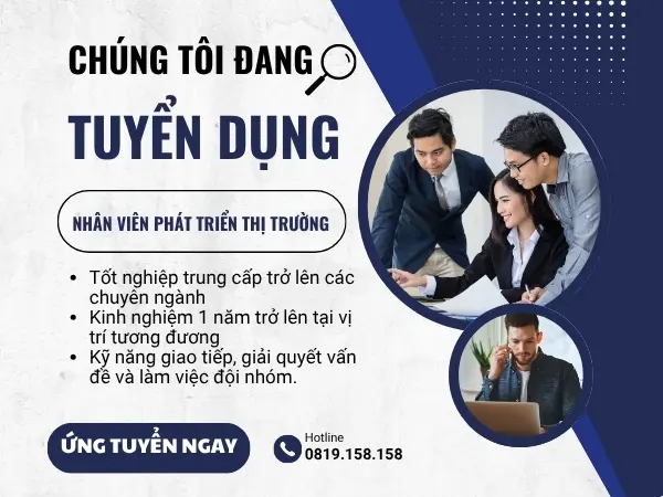 Tuyển dụng nhân viên phát triển thị trường